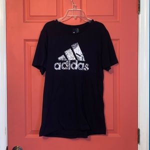 Adidas Black and White Logo (Mens Small)